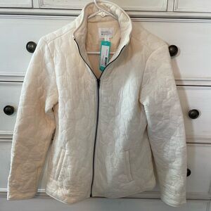 *Stitch fix exclusive* NWT Quilted off white jacket